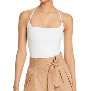 ALC Nova Halter Top White Size Small